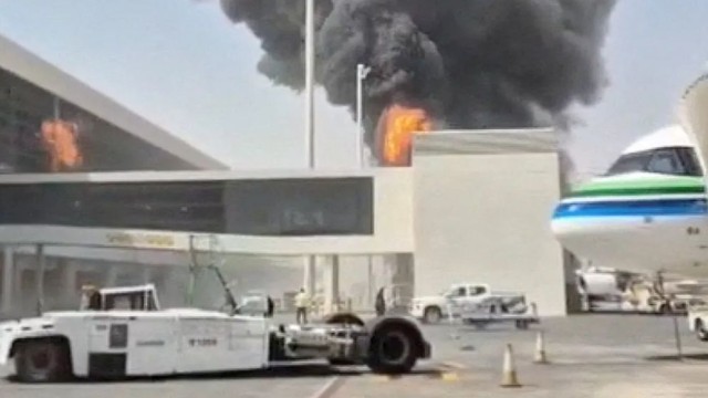 Houthi Attack Sets Aramco Building Ablaze as Saudi-Yemen Tensions Escalate